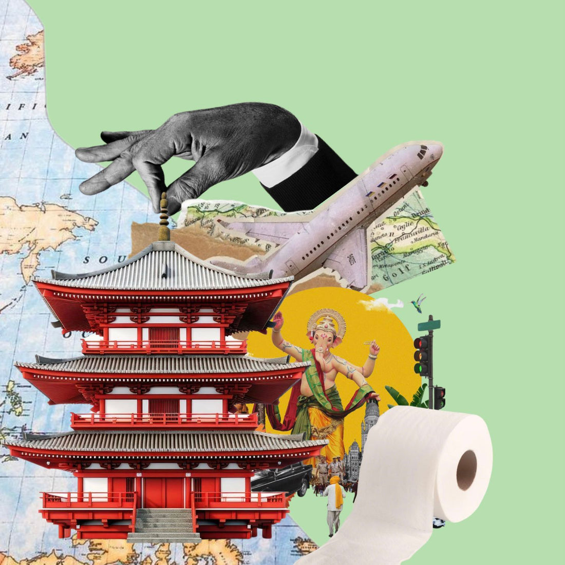 Papel higiénico en el avión, en Japón o en la India: cómo cambia el baño en el mundo