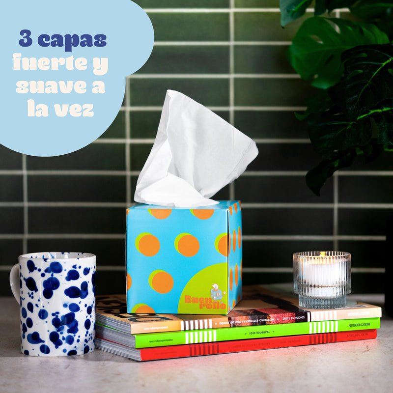 Pañuelos Faciales de Bambú - 12 Pack -