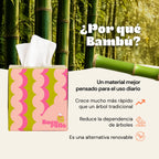 Pañuelos Faciales de Bambú - 12 Pack -