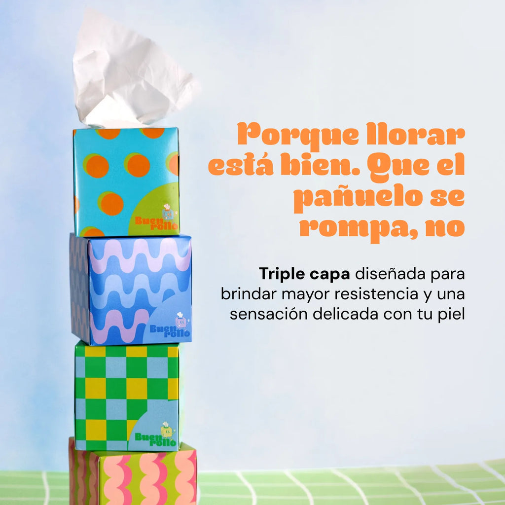 Pañuelos Faciales de Bambú - 12 Pack -