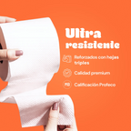 Papel higiénico 100% de bambú  12 rollos-