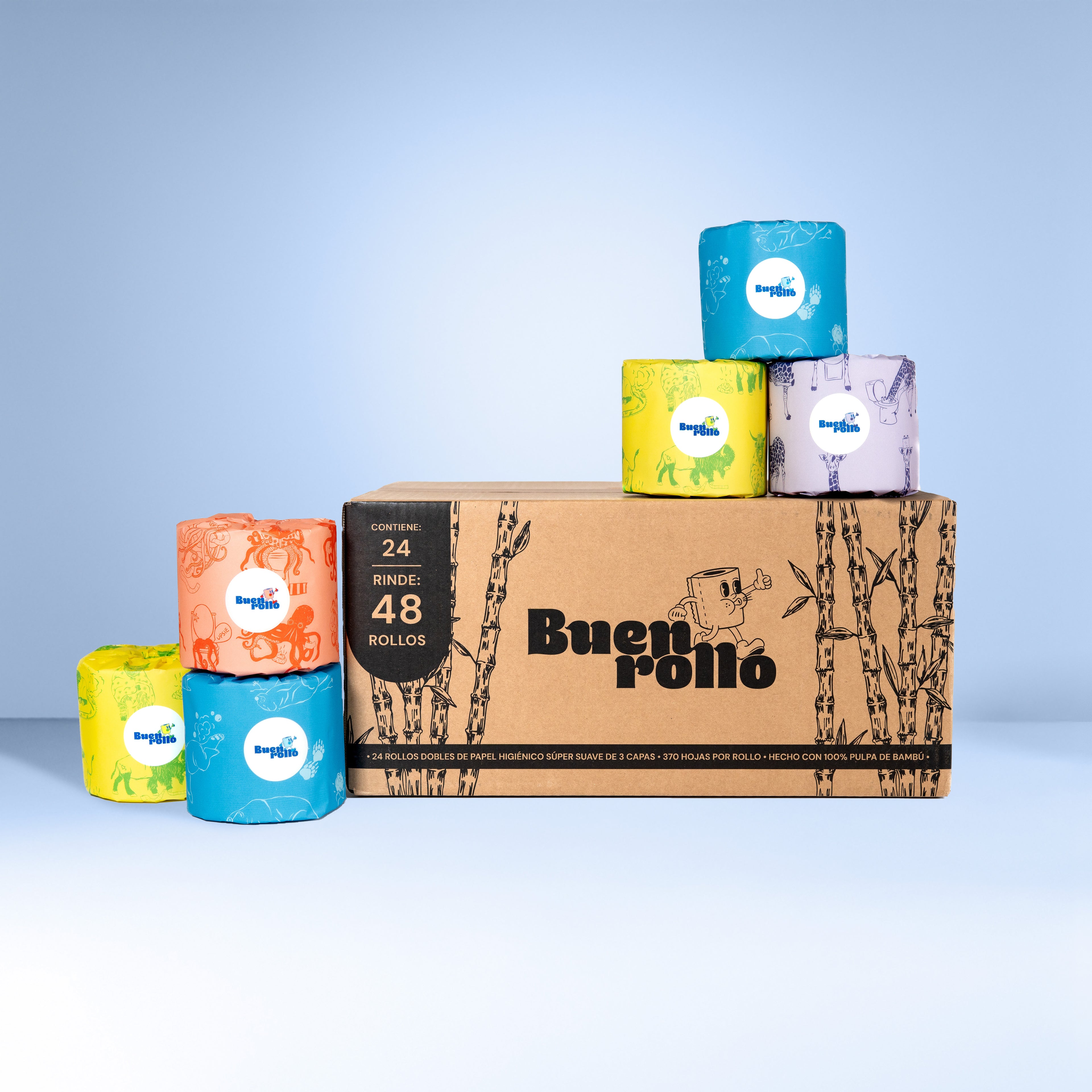 Papel higiénico Premium 100% Bambú