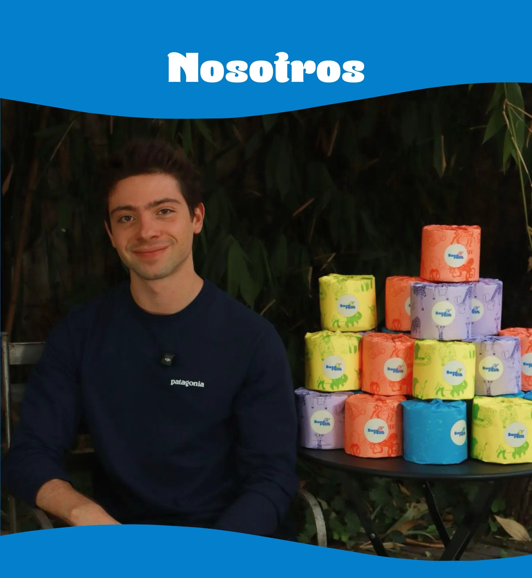 Hero promocional papel bambú