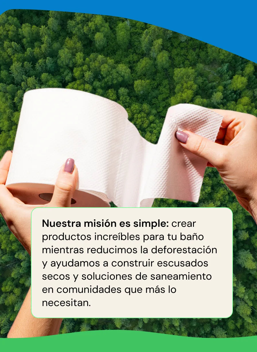Hero promocional papel bambú