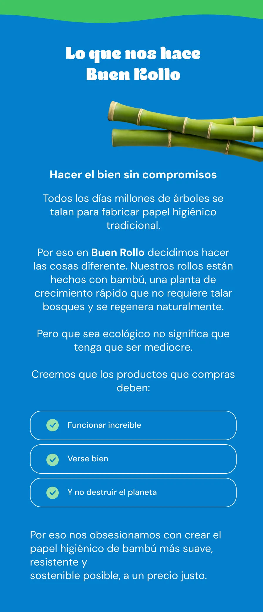 Hero promocional papel bambú