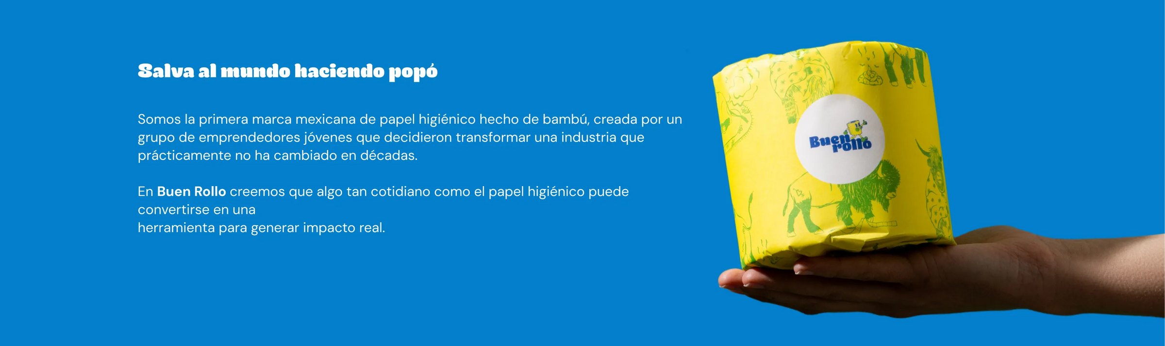 Hero promocional papel bambú