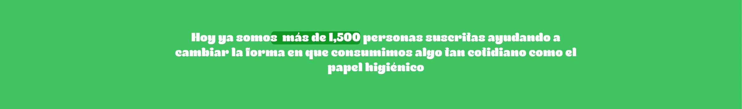 Hero promocional papel bambú