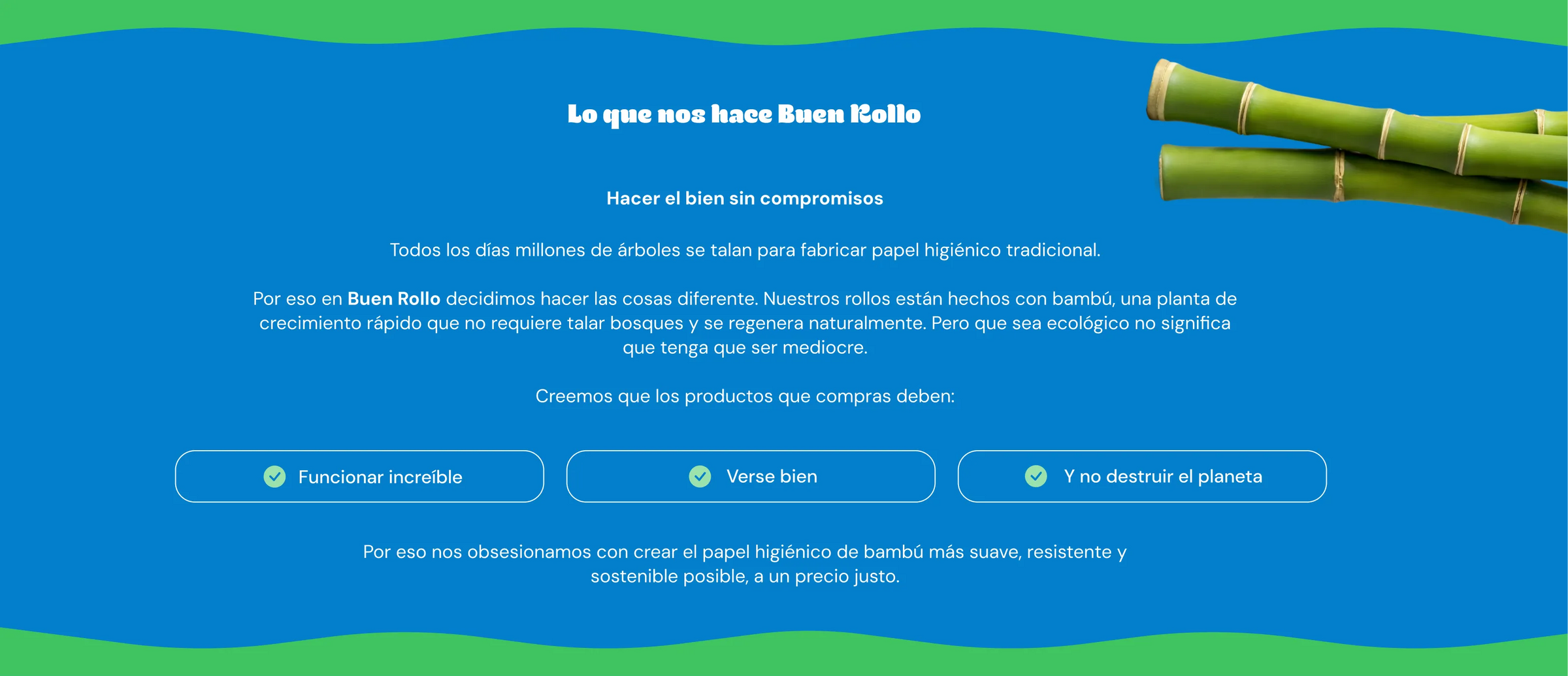Hero promocional papel bambú