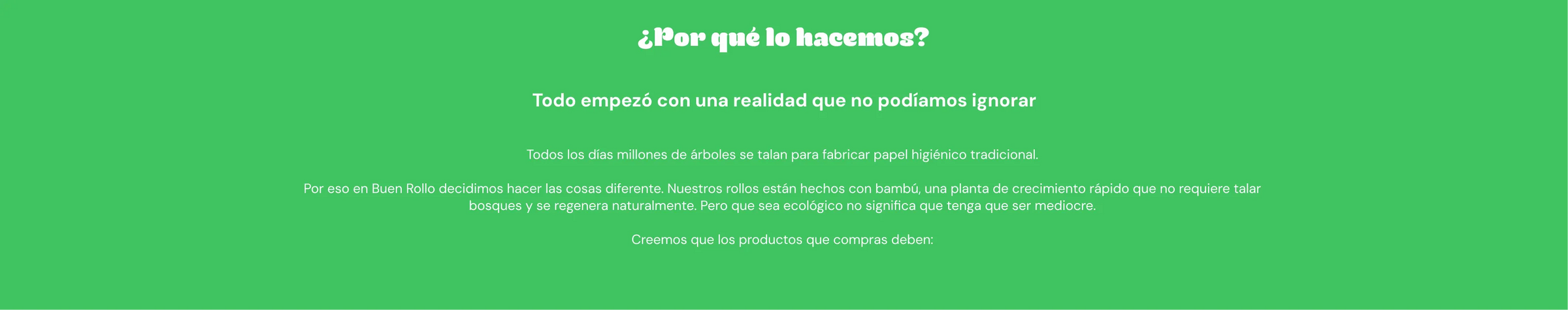 Hero promocional papel bambú