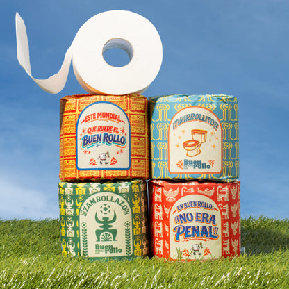 Papel higiénico 100% de bambú  24 rollos-