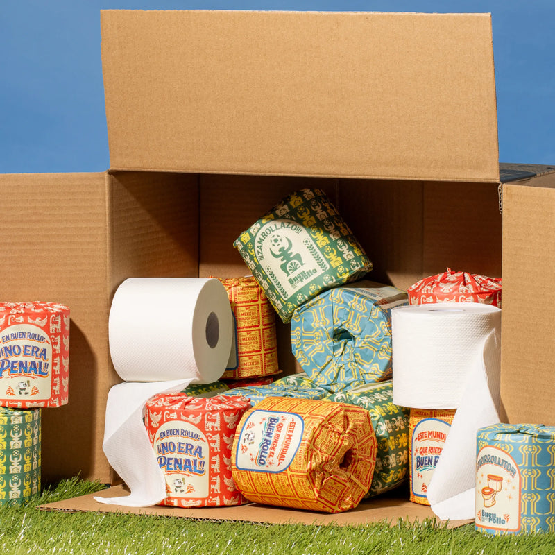 Papel higiénico 100% de bambú  24 rollos-